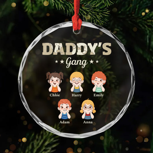 2317OUS1 daddy gang glass ornament personalized gift for dad 2317OKL0B_bbe8f713 2326 4384 b167 67076769ea41