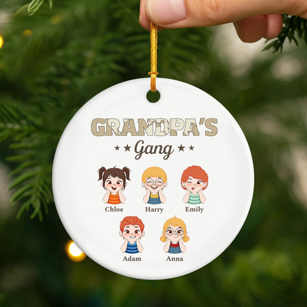 2317OUS2 personalized christmas gifts for dad ceramic xmas ornaments 2317OKM8B