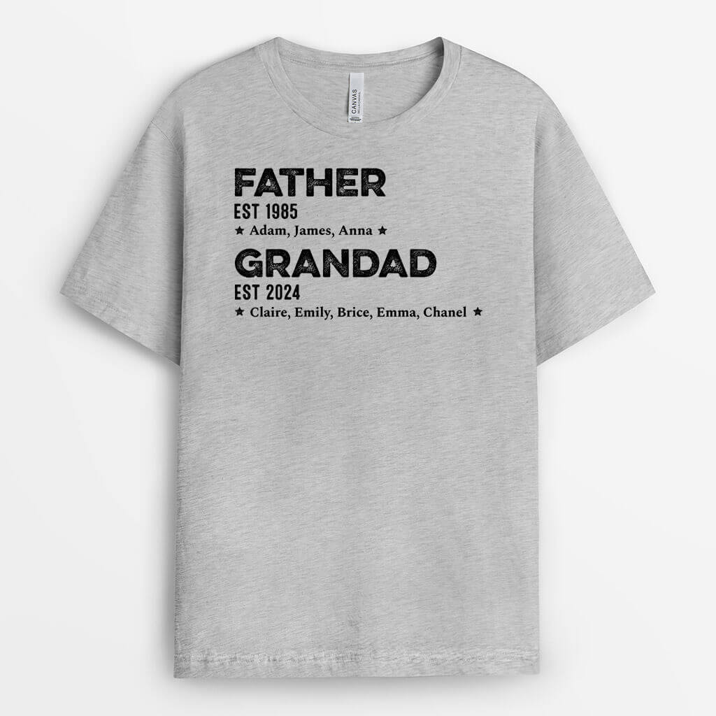 2318AUK1 personalised dad and grandad t shirt_2