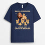 2319AUK2 personalised daddy and children a bond that cant be broken t shirt