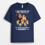 2324AUK1 personalised nothing beats being a daddy t shirt