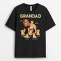 2325AUK1 personalised best papi lions gang t shirt