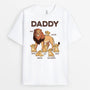 2325AUK1 personalised dad lions t shirt