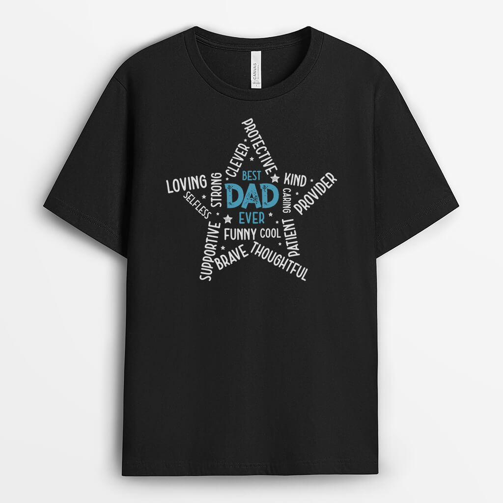 2336AUK1 personalised protective loving daddy t shirt