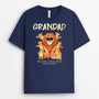 2337AUK1 personalised best grandad lions gang t shirt