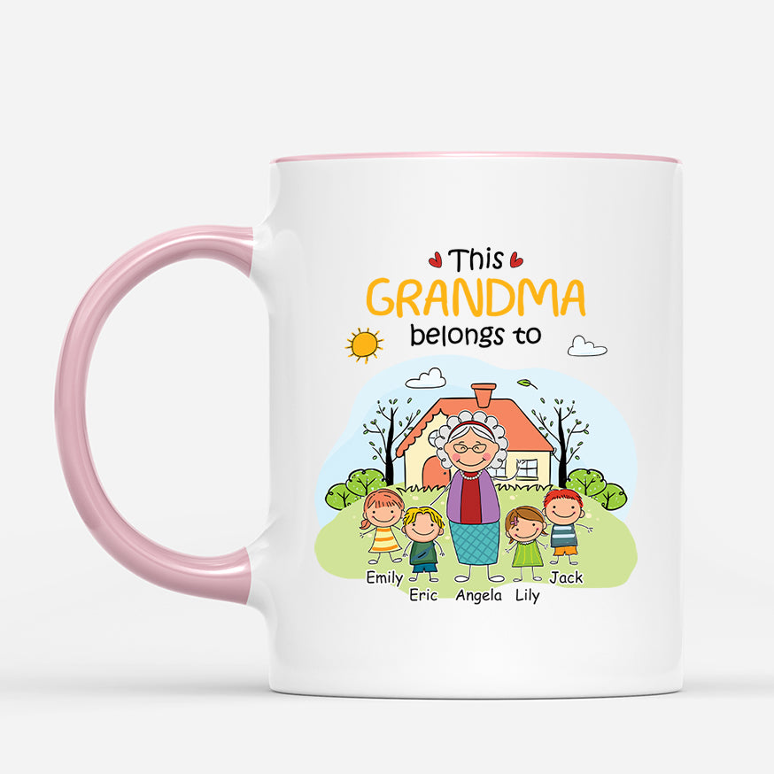 2361MUS2 personalized coffee mugs with grandkids names_ gifts for grandparents 2361M6L5B