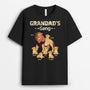 2366AUK1 personalised daddys gang lions t shirt