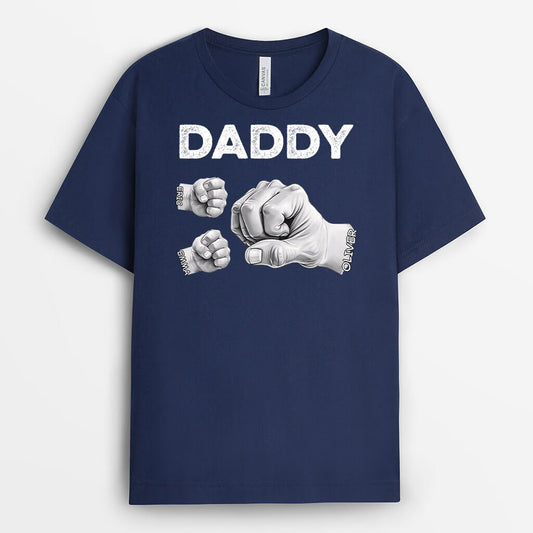 2367AUK1 personalised papas fists t shirt_2