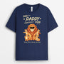 2372AUK1 personalised best dad lion ever t shirt_2