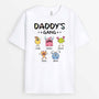 2380AUK1 personalised daddy grandads gang animal monster t shirt