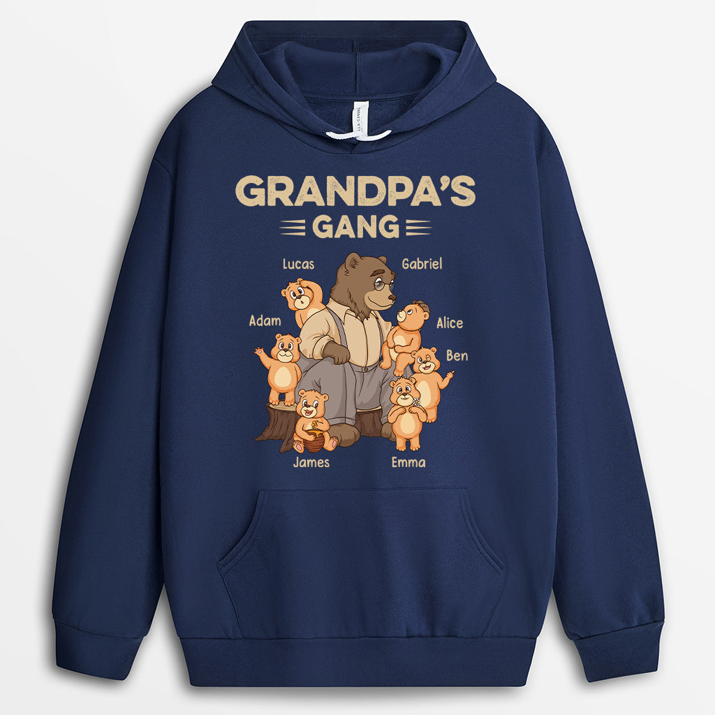 2393HUS2 bear hoodies with names personalized gifts for dad grandpa 2393H6L5B
