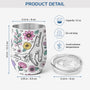 2408TUS3 custom floral 3d inflated effect wine tumbler_ gifts for grandma mom 2408T5H5A