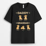 2426AUK1 personalised daddy grandpa lions t shirt