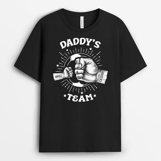 2438AUK2 personalised dads team t shirt