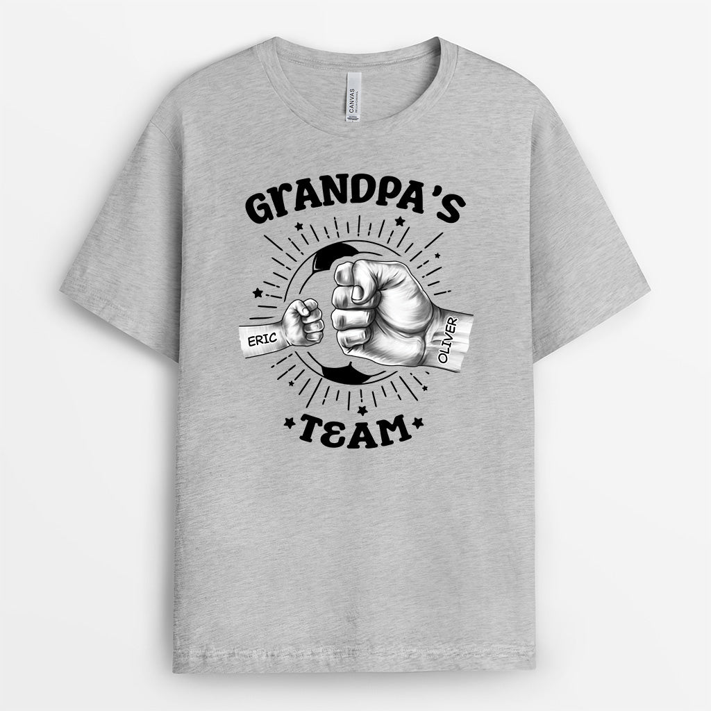 2438AUS2 custom gifts for father soccer dad shirts_ daddys team_ 2438A587B