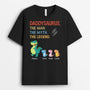 2440AUK1 personalised legend daddysaurus t shirt