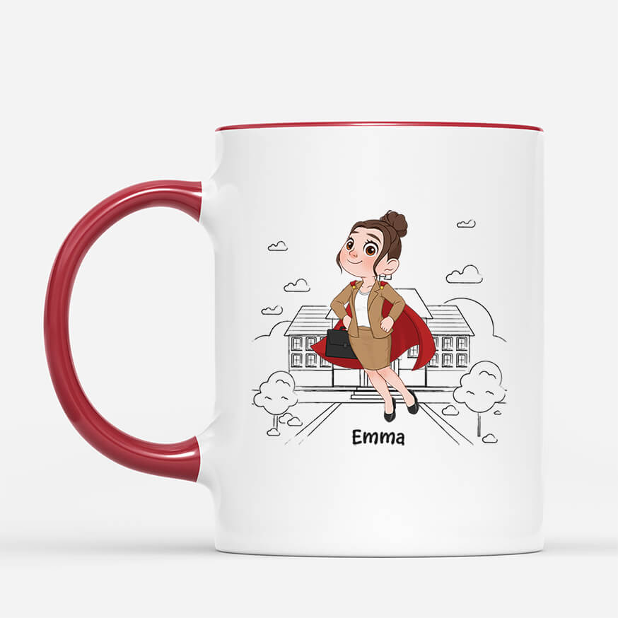 2469MUK2 personalised i am a teacher whats your super power mug
