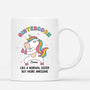 2471MUK2 personalised sistercorn like a normal sister but more awesome mug