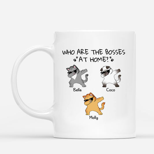 2482MUK1 personalised who are the bosses at home mug_ab3fae52 53db 41a8 9d54 7b927848fd36