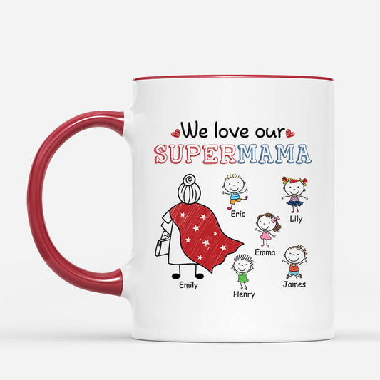 2484MUK2 personalised i love my super mama grandma mug_d15e940a 00b5 4972 9b6a 3a1f464e08ea