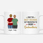 2488MUK1 personalised only best friends get promoted to fairy godmothers mug