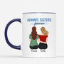 2489MUK2 personalised sisters forever mug