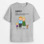 2499AUK1 personalised a family definition t shirt