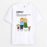 2499AUK2 personalised a family definition t shirt