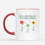 2501MUK2 personalised sisters are different flowers in the same garden mug