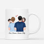 2510MUK2 personalised our family crazy loud and love mug