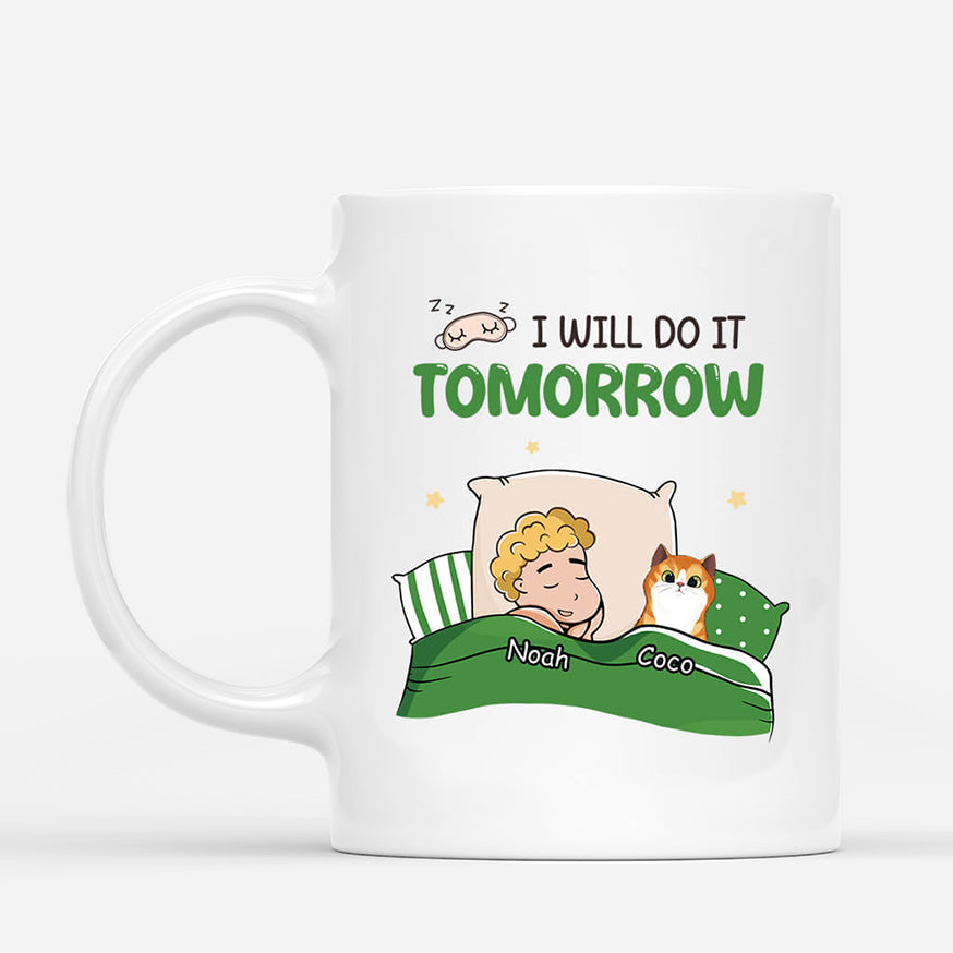 2520MUK1 i will do it tomorrow mug personalised mug for cat lovers_f0315197 7031 4d47 b5f0 d19ba66b6eb4