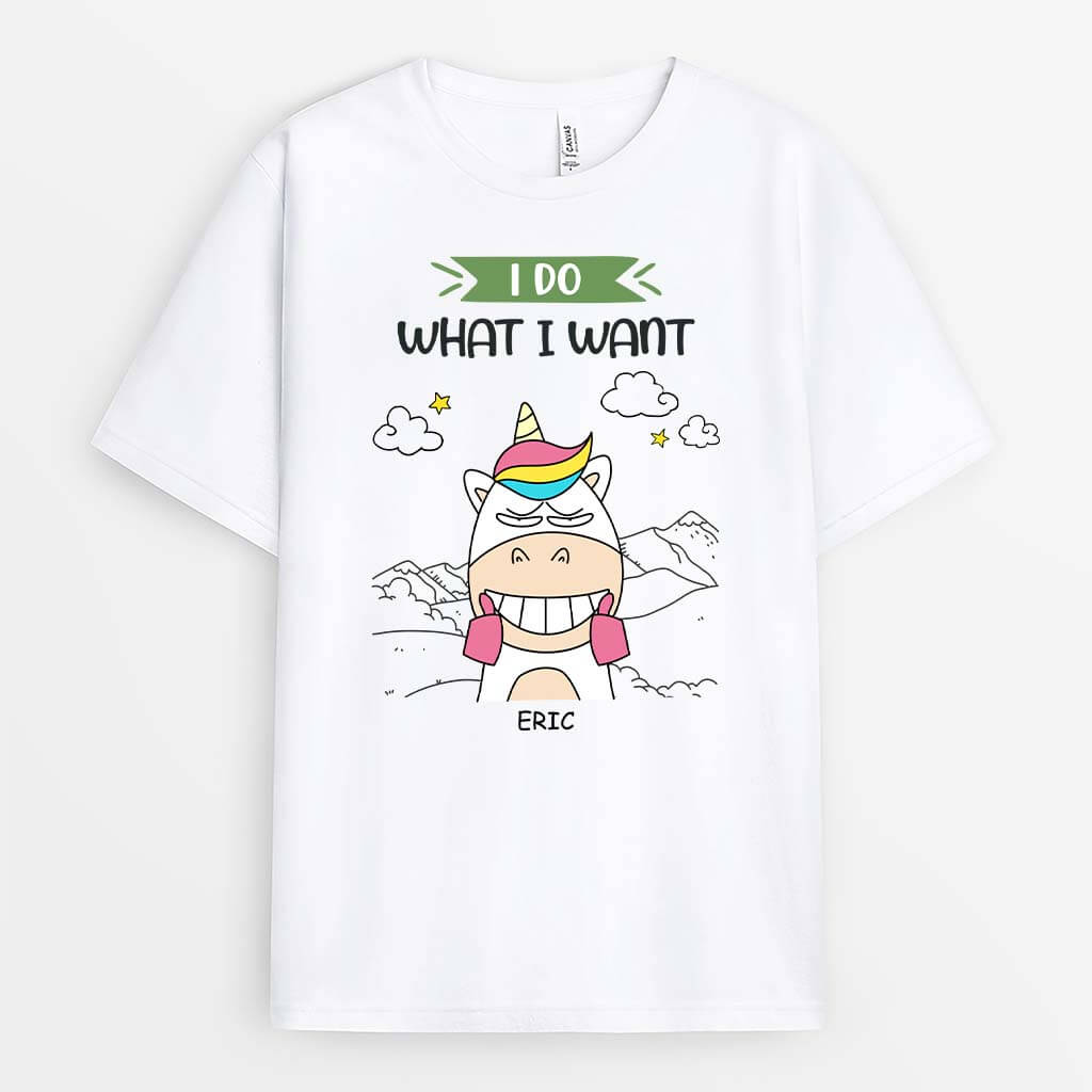 2521AUK2 i do what i want t shirt funny personalised t shirt