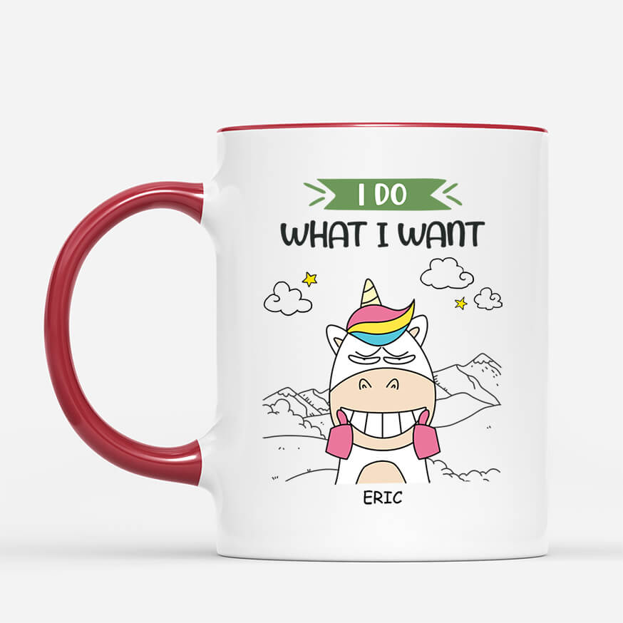 2521MUK2 i do what i want mug funny personalised mug