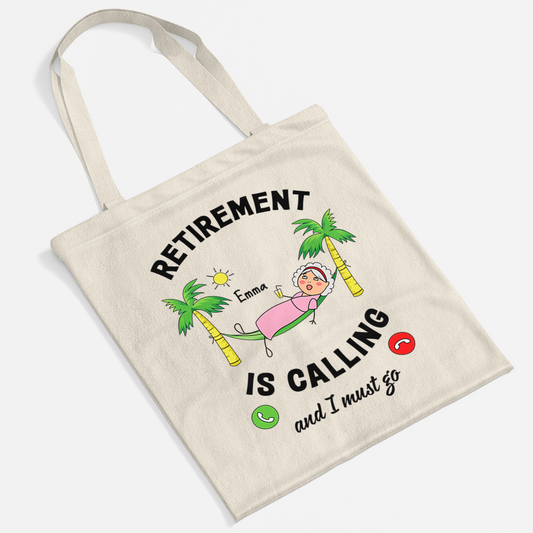 2538BUS2 custom retirement tote bag funny gift for retiring woman_ 2538BTV7A