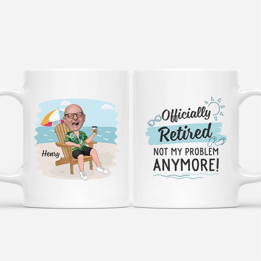 2561MUK1 officially retired not my problem anymore mug personalised mug for hercopy