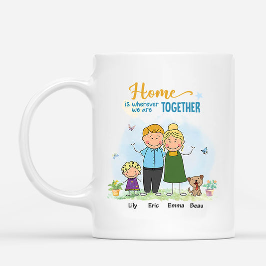 2563MUK1 home is wherever we are togethere personalised mug_940d6728 5251 42ce 94b9 a46db13c773e