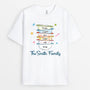 2564AUK1 stacked bowls family names personalised t shirt