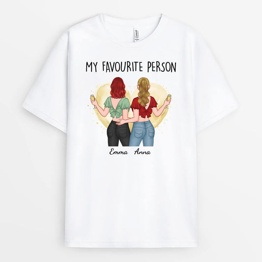 2571AUK2 my favourite person personalised t shirt for her