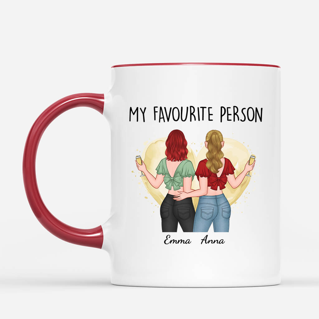 2571MUK2 my favourite person personalised mug for her