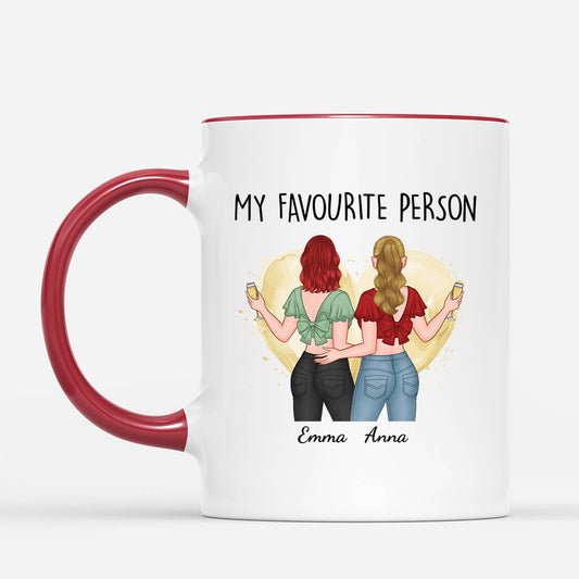 2571MUK2 my favourite person personalised mug for her