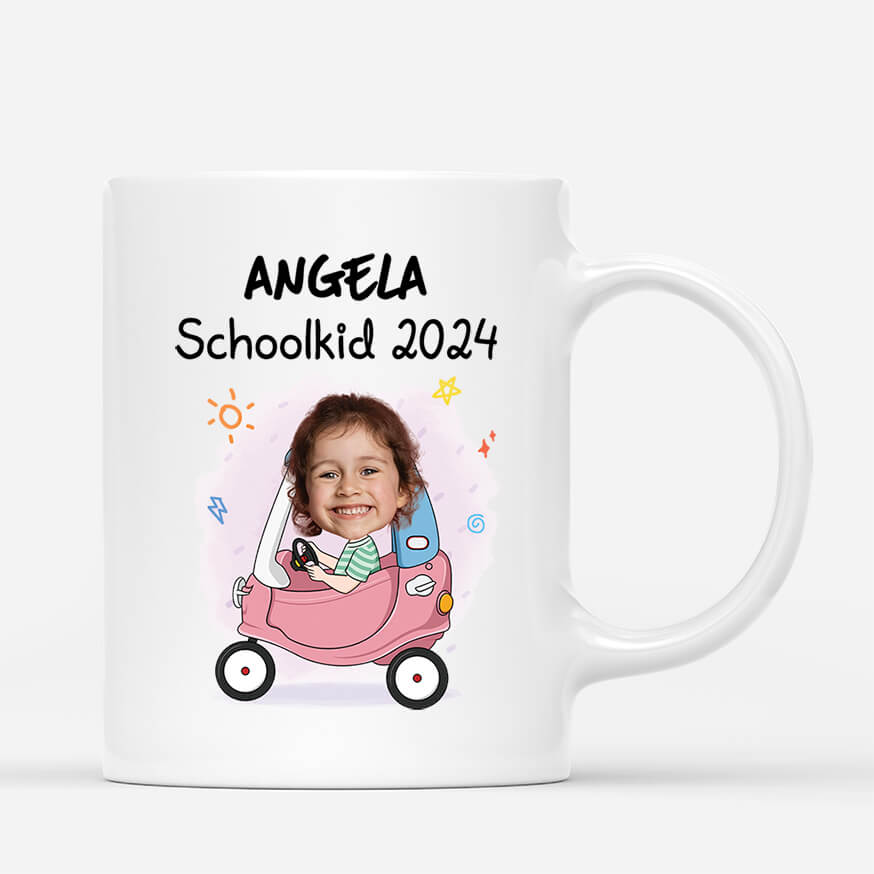 2590MUK1 schoolkid mug personalised mug for kid girls