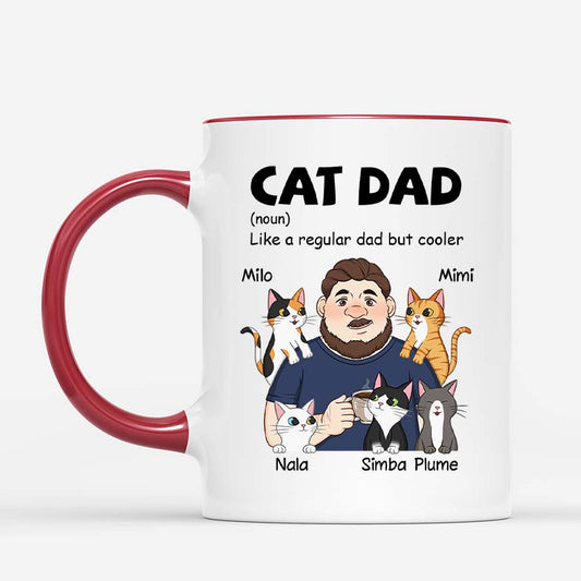 2591MUK1 cat dad like regular but cooler cartoon mug personalised mug for cat lovers_85639297 41c1 4364 8749 b787a57eac69