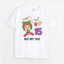 2597AUK1 best day ever  personalised birthday t shirt for kids