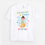 2599AUK2 this mermaid is head to reception  personalised t shirt for kids