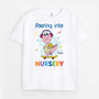 2615AUK1 roaring into nursery personalised t shirt for kids