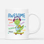 2616MUK1 an awesome kid with name  personalised mug for kids