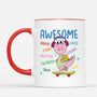 2616MUK2 an awesome kid with name  personalised mug for kids