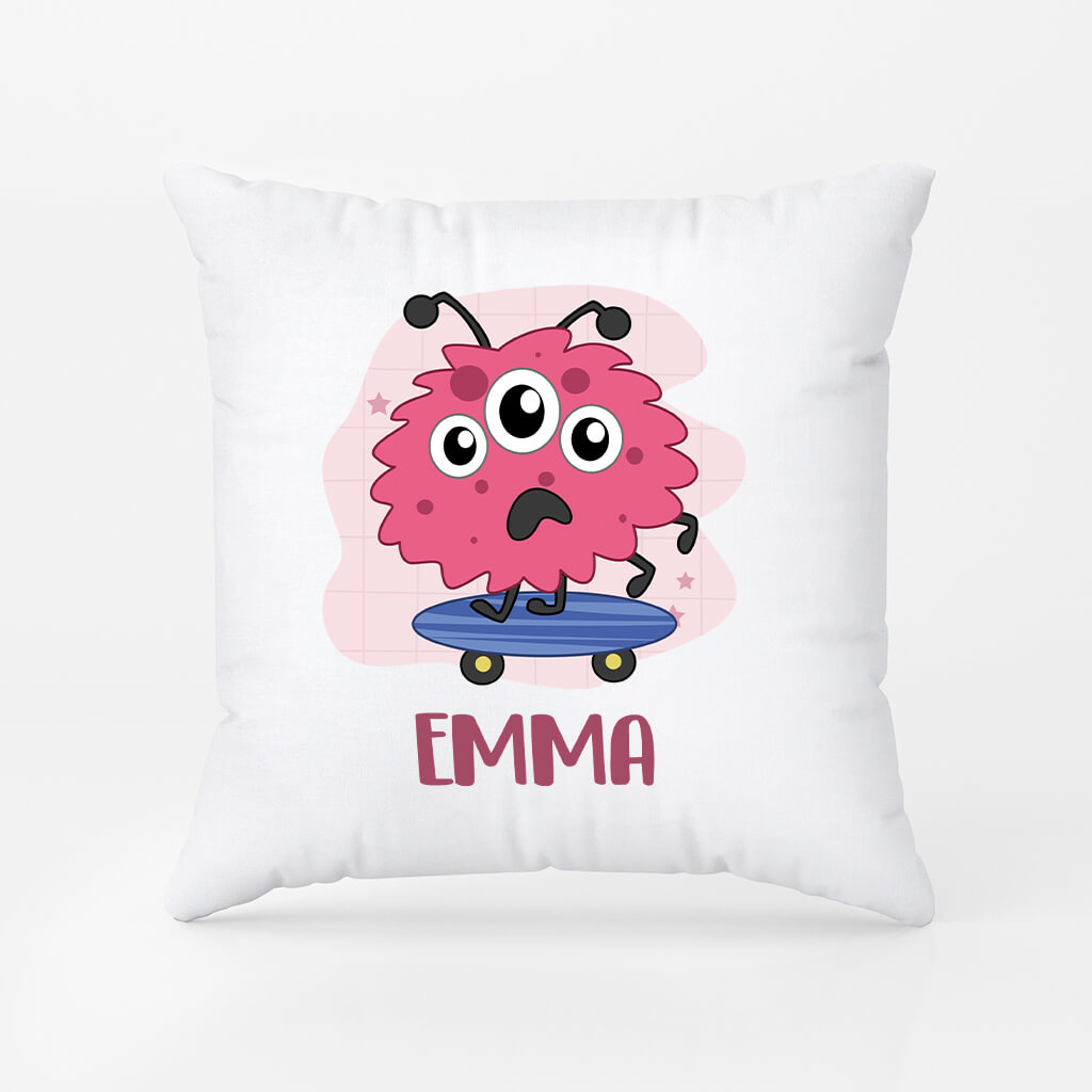 2619PUK2 monsters name  personalised pillow for kids_a9a9a9c0 48c2 4c95 81a1 96c51bc2718d