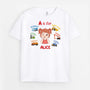 2620AUK1 learning alphabet name  personalised childrens t shirt printing