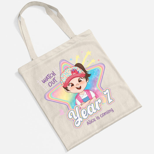 2626BUK2 watch out nursery  customised tote bags for kids